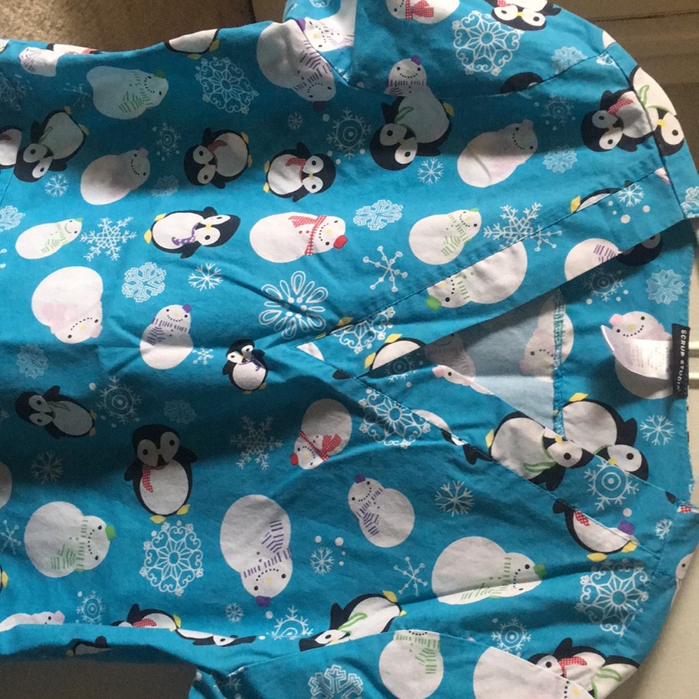 Winter scrub top